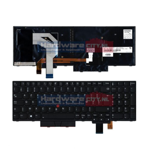 Lenovo ThinkPad P52s backlit keyboard (Belgisch Azerty)