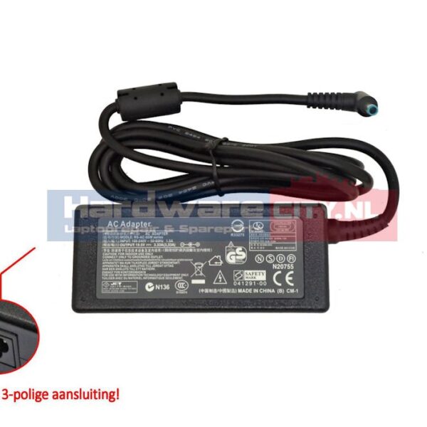 HP AC Adapter HSTNN-LA40 (slim tip)