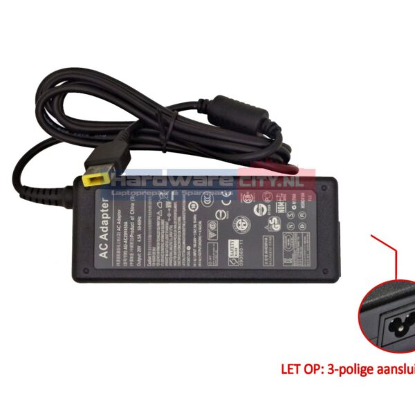 Lenovo AC Adapter 20V 4.5A 90W (USB shape)