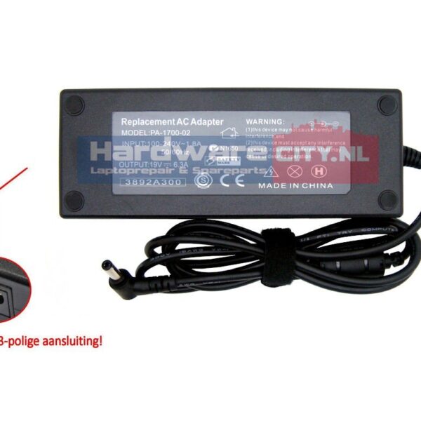 Medion AC Adapter 19V 6.32A 120W