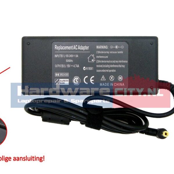 Packard Bell AC Adapter 19V 4.74A 90W (5.5 x 2.5mm)
